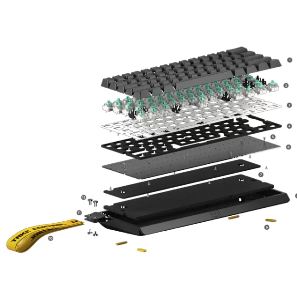 Teclado Wooting 60HE+ 60% Analog Keyboard - Imagem 5