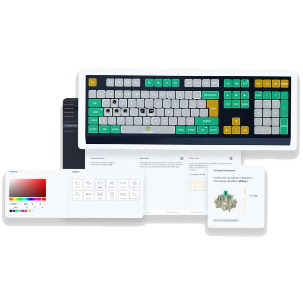 Teclado Wooting 60HE+ 60% Analog Keyboard - Imagem 4